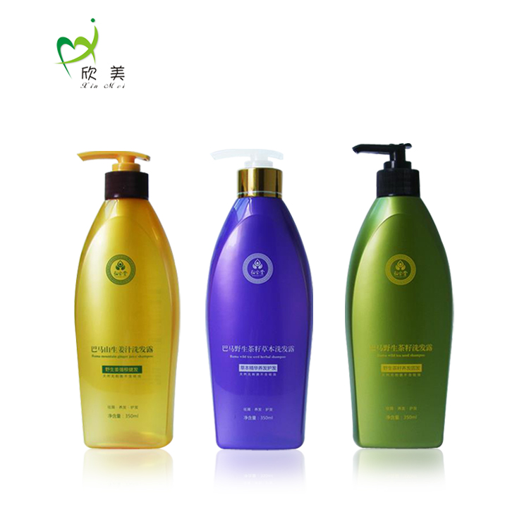 Easy Open End Eco Friendly Hair 100ml 200ml 400ml 500ml custom empty plastic rectangle PET shampoo bottle