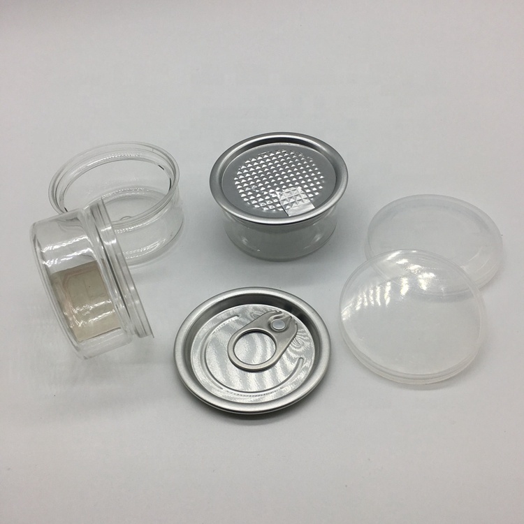Easy Pull Ring To Open Herb Storage Jars Small Clear Cans For Saffron