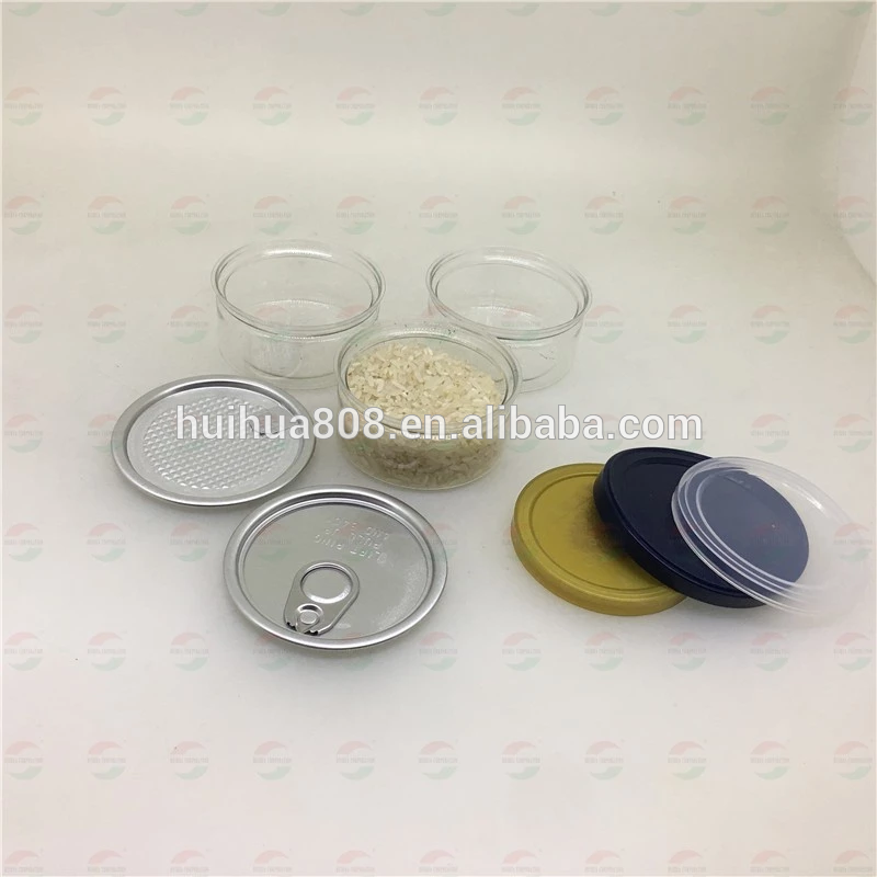 Easy Pull Ring To Open Herb Storage Jars Small Clear Cans For Saffron