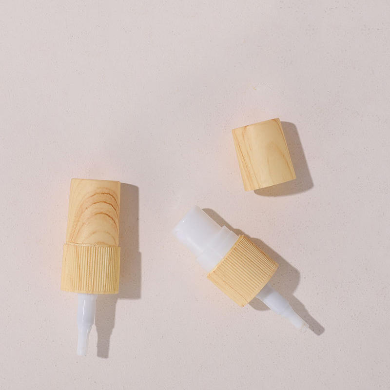 Ebay Supply Scrub Spray bottle 10ml Perfume bottle 5ML wood grain cover refined oil frosted separate bottle