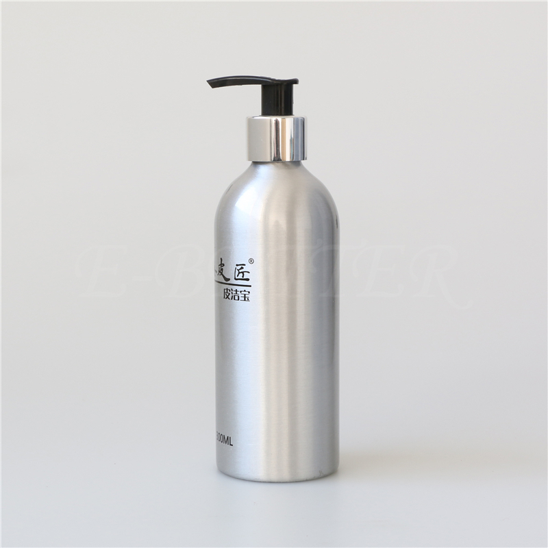 Ebetter 100% recyclable pink 2oz 4oz 5oz aluminum cosmetic pump bottle for kakadu plum serum