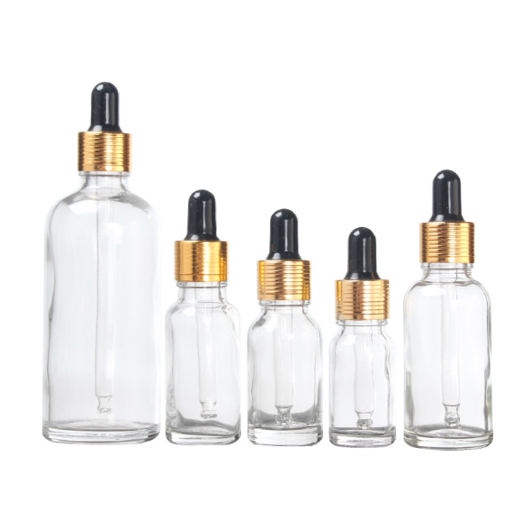 Eco Friendly 10Ml 15Ml 30Ml 60Ml 100Ml Clear Glass Eliquid Dropper Bottle With Label