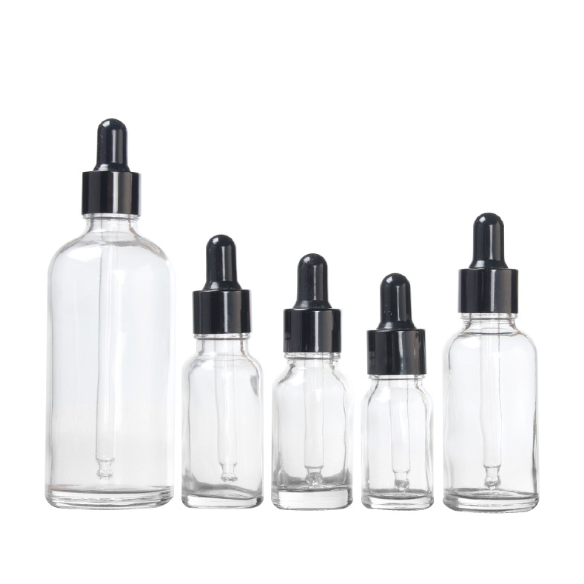 Eco Friendly 10Ml 15Ml 30Ml 60Ml 100Ml Clear Glass Eliquid Dropper Bottle With Label