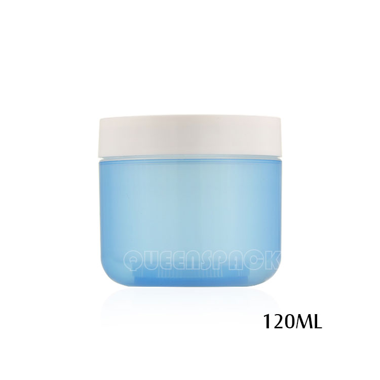 Eco Friendly 60ml Empty Plastic Cosmetic Packaging Cream Jars