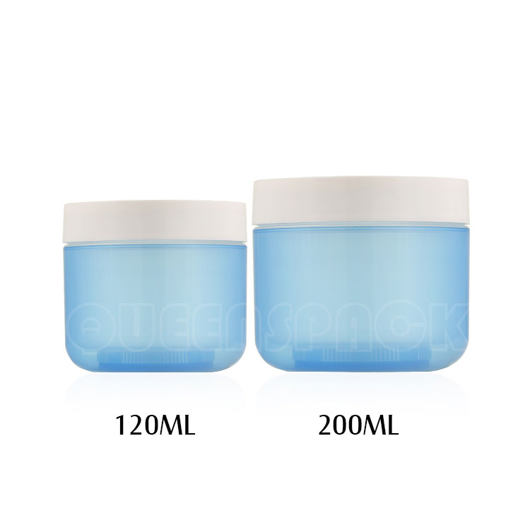 Eco Friendly 60ml Empty Plastic Cosmetic Packaging Cream Jars
