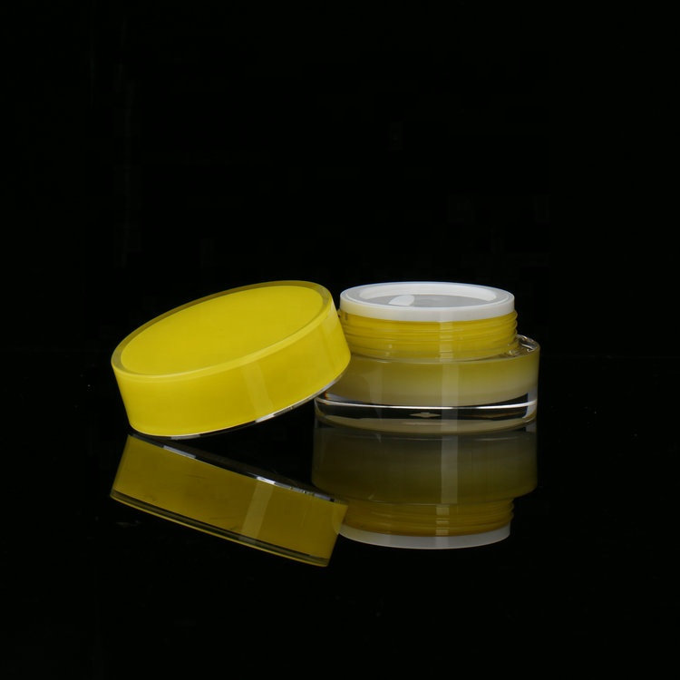 Eco Friendly Acrylic 15g Cosmetic Packaging Containers Cream Jar