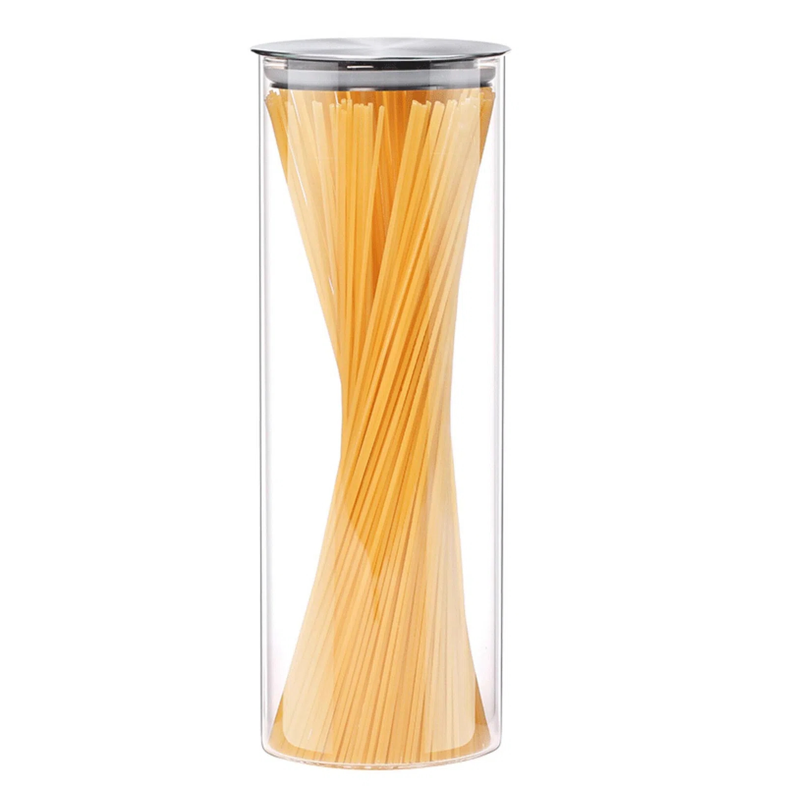 Eco-Friendly Borosilicate Cookie Candy Honey Food Glass Storage Jar With Airtight Wooden Lid