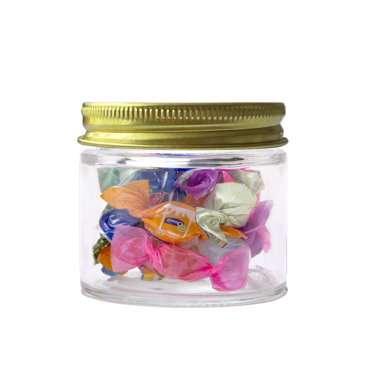 Eco Friendly Cosmetic Jar High Quality with Gold Silver White Metal Lids