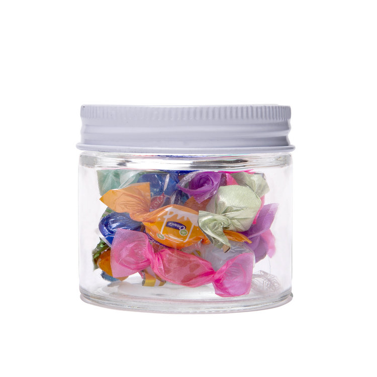 Eco Friendly Cosmetic Jar High Quality with Gold Silver White Metal Lids