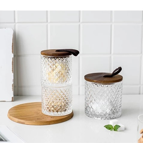 Eco-Friendly Feature Candle Glass Jars With Lid For Making Candles