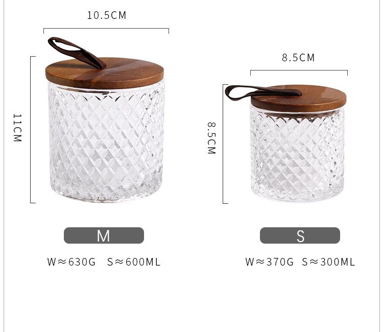Eco-Friendly Feature Candle Glass Jars With Lid For Making Candles