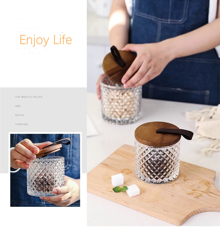 Eco-Friendly Feature Candle Glass Jars With Lid For Making Candles