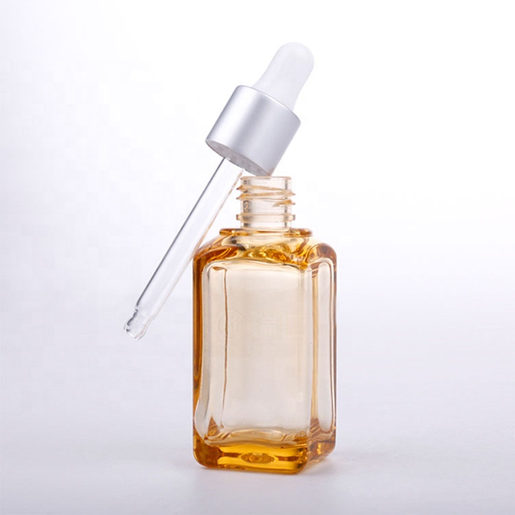 Eco-Friendly Glass Bottle With Dropper, Pink Oil Dropper Bottle