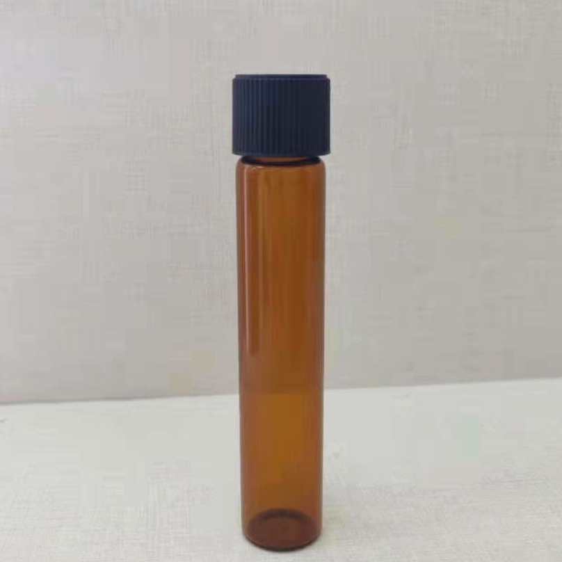 Eco-Friendly Glass Pre Roll Joint Tube Bamboo Lid Glass Tubes For Pre Roll With Cap Doob Tube