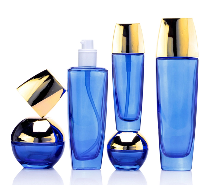 Eco-Friendly Recyclable 20ml 30ml 100ml Glass Cosmetic Lotion Pump Packaging/Bottle/Jar For Skin Care Cream