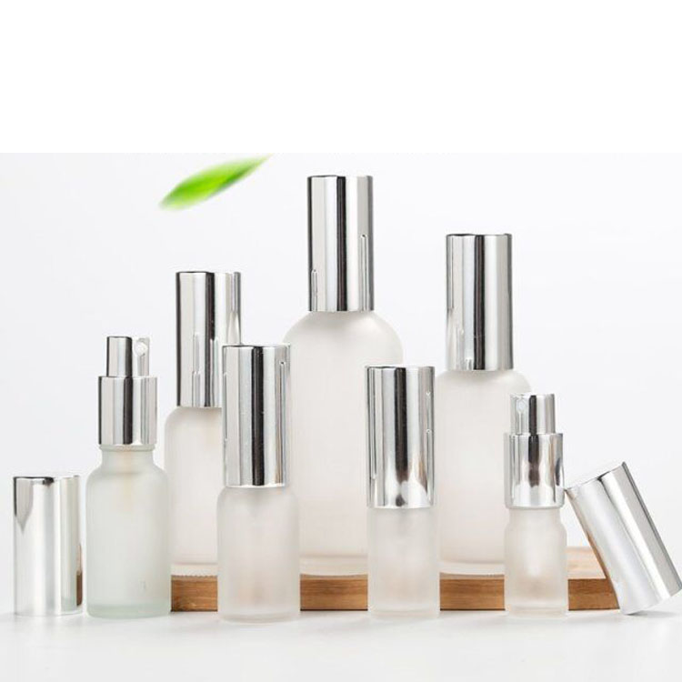 Eco-Friendly airless empty silver 5ml 30ml spray bottle perfume 5ml airless pump bottle