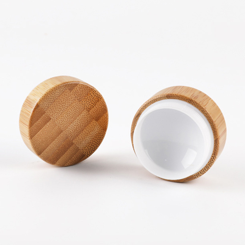 Eco-Friendly bamboo face cream jar body care cream jar For Cosmetic