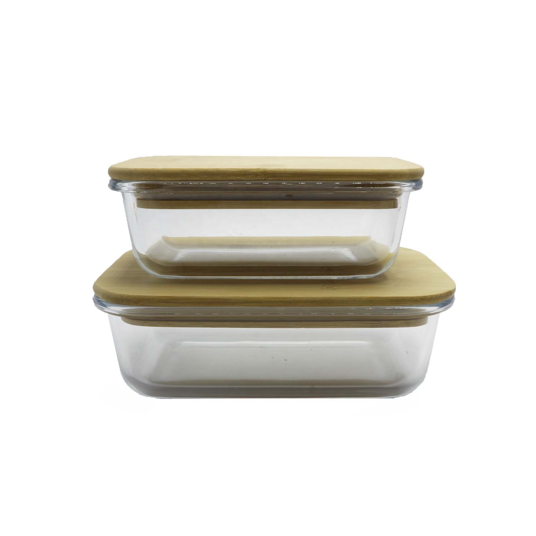 Eco Friendly leak proof glass vacuum container for food storage packaging FD-03Q
