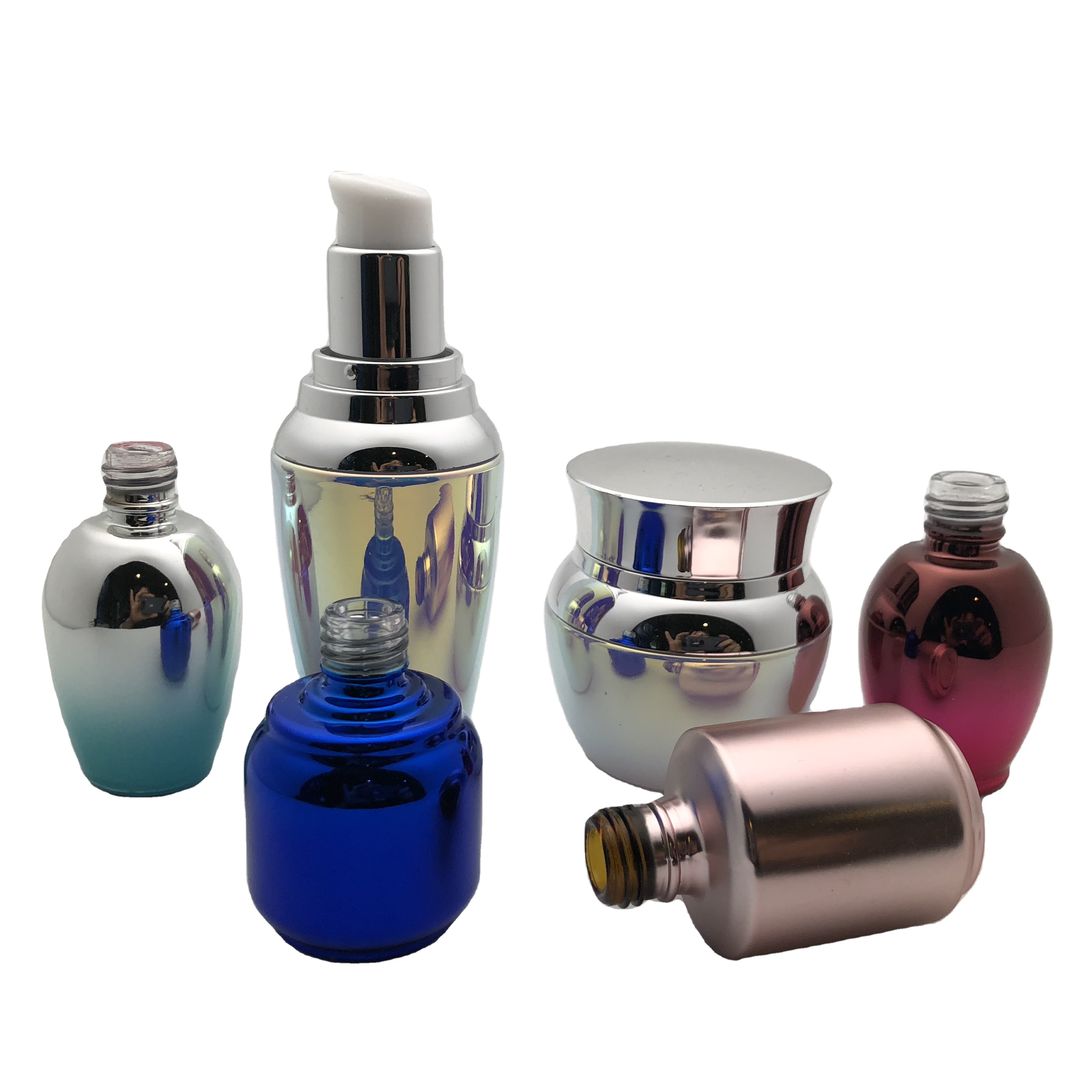 Eco Glass Cosmetic Packaging Bottle Jar