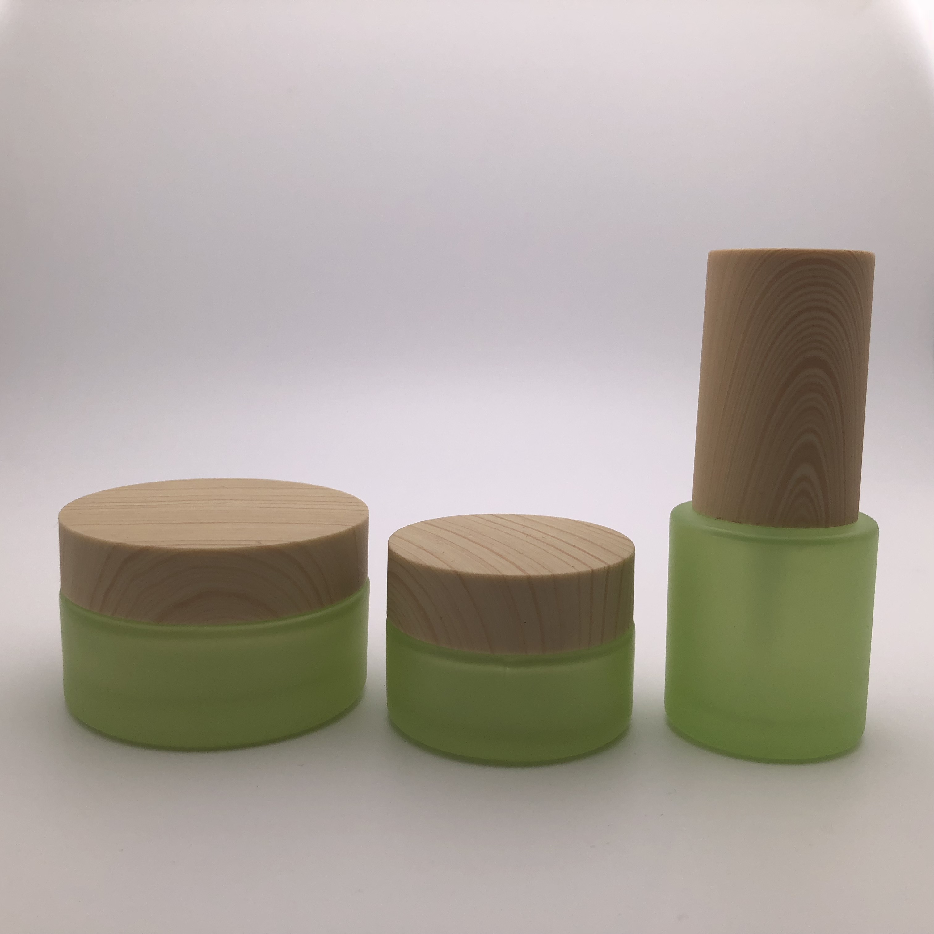 Eco Glass Cosmetic Packaging Bottle Jar