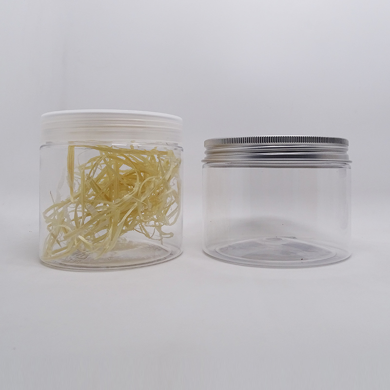 Eco-Style plastic Food Grade 500ml pet jar black lid