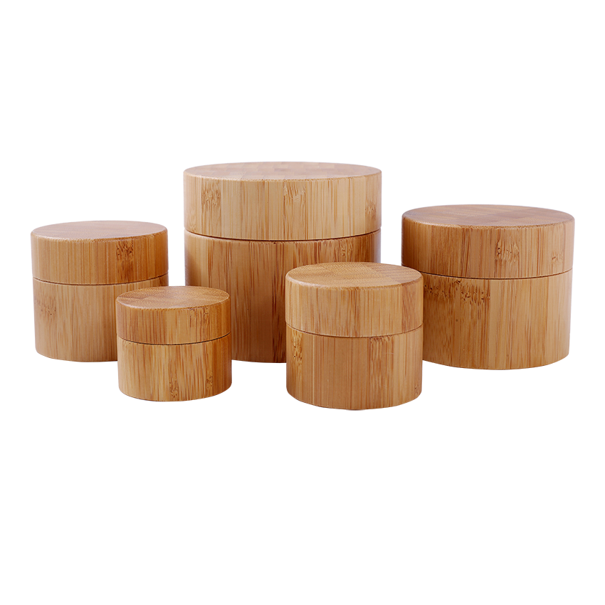 Eco friendly 100g 150g 200g 250g bamboo eye cream cosmetic jar