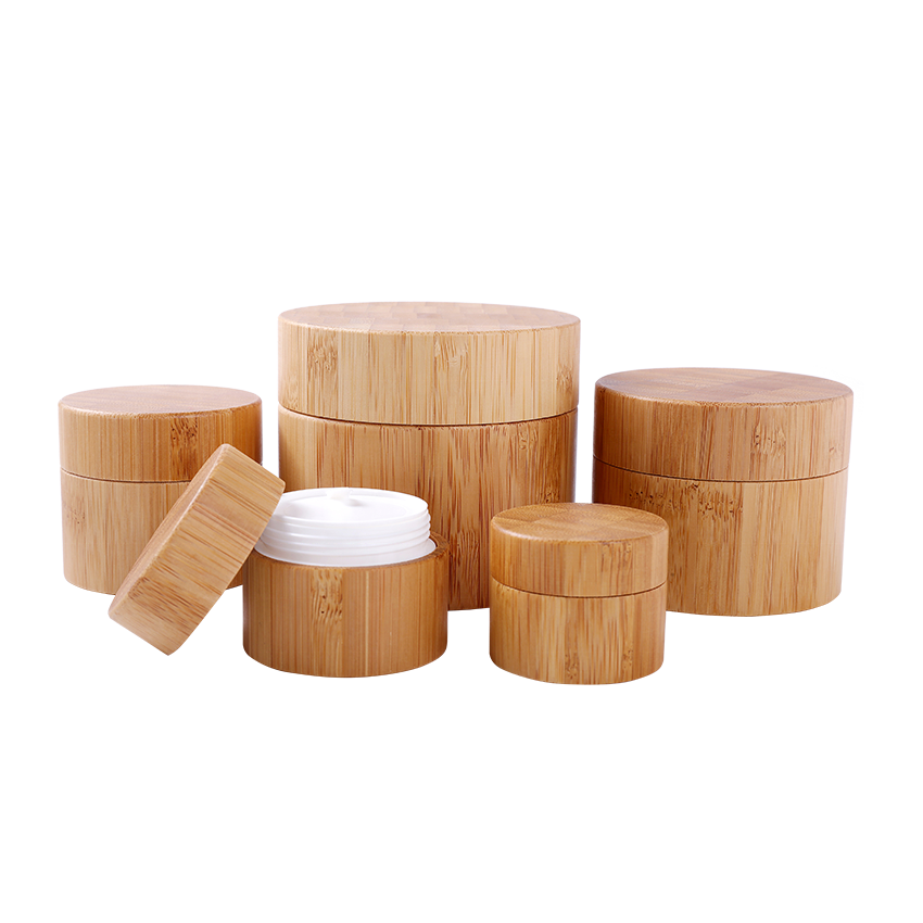 Eco friendly 100g 150g 200g 250g bamboo eye cream cosmetic jar
