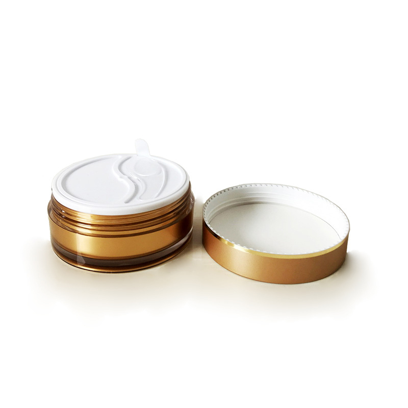 Eco-friendly 100g makeup jar cosmetics containers and packaging, airless cosmetic cream jar