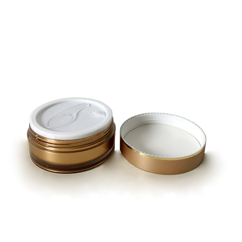 Eco-friendly 100g makeup jar cosmetics containers and packaging, airless cosmetic cream jar