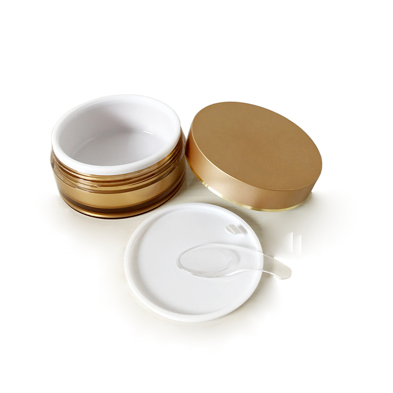 Eco-friendly 100g makeup jar cosmetics containers and packaging, airless cosmetic cream jar