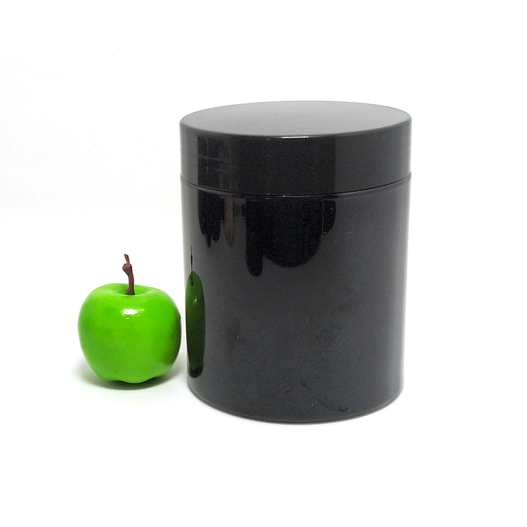 Eco-friendly 100ml 250ml 300ml black empty jar body butter containers for cosmetics