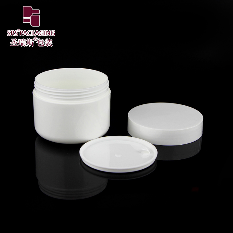 Eco-friendly 15g 20g 30g glossy single wall PP jar plastic containers for cream with straight lids