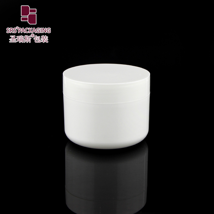 Eco-friendly 15g 20g 30g glossy single wall PP jar plastic containers for cream with straight lids