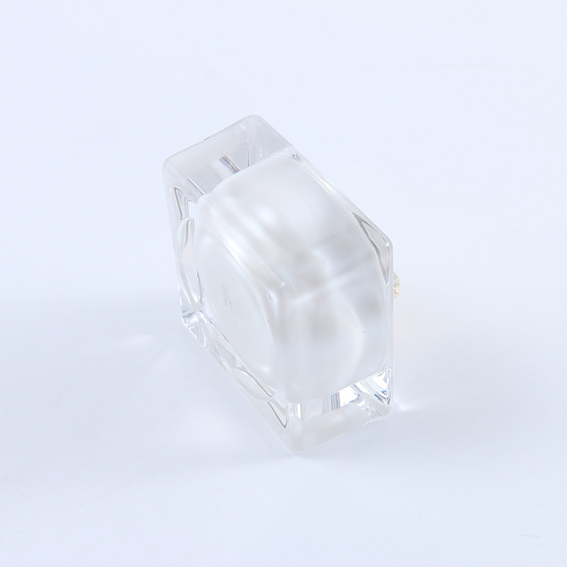 Eco-friendly 15g 30g 50g glass cosmetic jar, makeup container glass