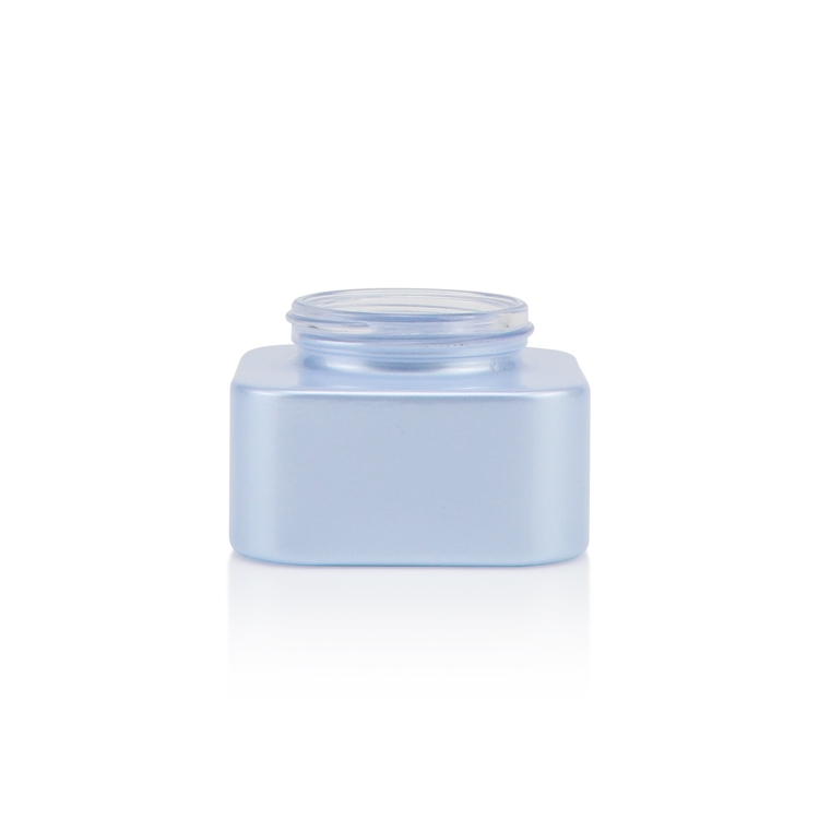 Eco friendly 1oz 40g 30g custom logo cosmetic jar empty blue cosmetic facial cream packaging for sale