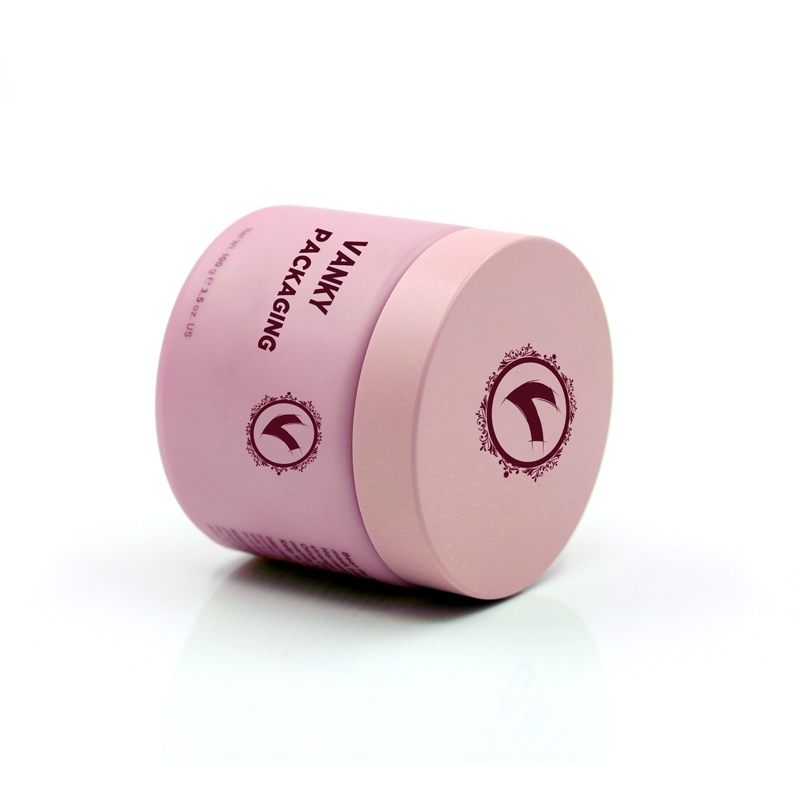Eco-friendly 30g 50g 100g cream cosmetic container round opal white glass cream jar for skincare