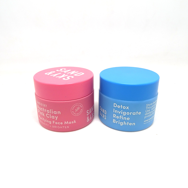 Eco-friendly 30g 50g 100g cream cosmetic container round opal white glass porcelain cream jar for skincare