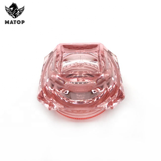 Eco friendly 3g 5g diamond shape plastic cream jar with lid