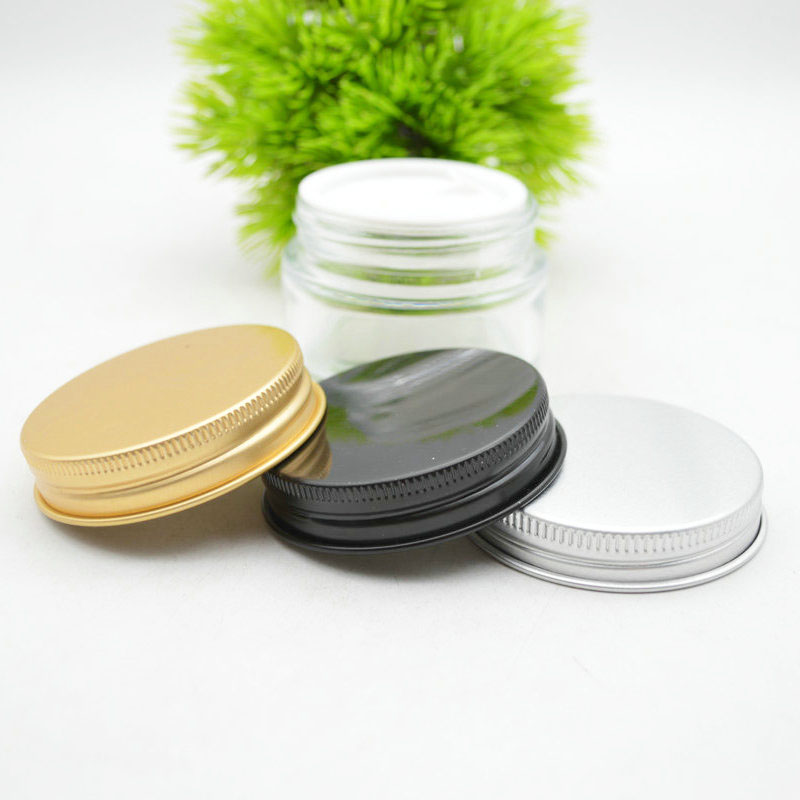 Eco-friendly 50g Face Cream Sleeping Hair Cream Jar with Cap Personal Care Glass Jars