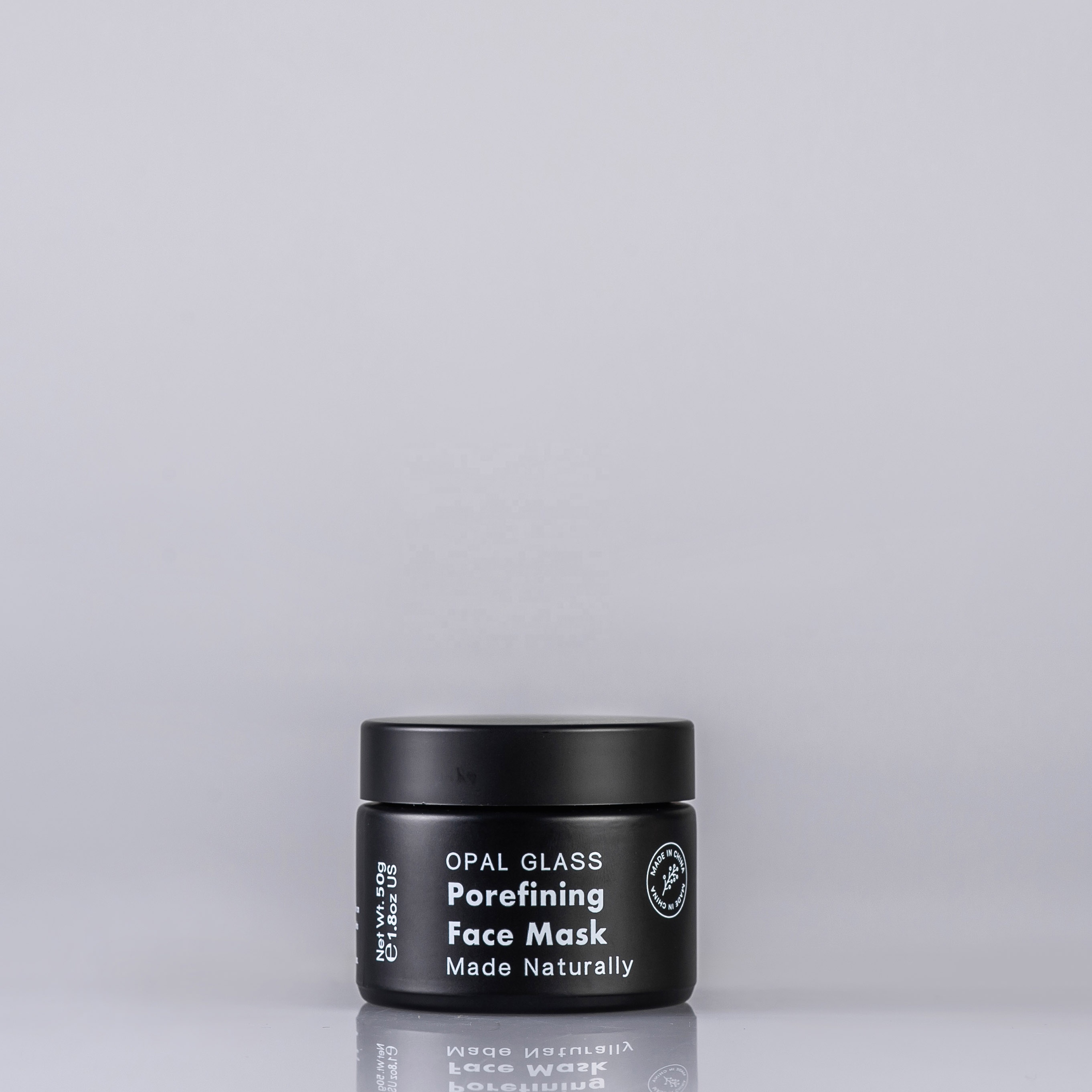Eco-friendly 50g mask cream opal glass jar
