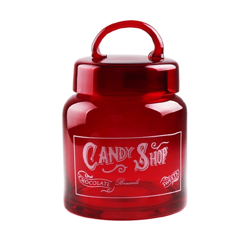 Eco-friendly Airtight Preserving Containers Clamp Glass Storage Jar Candy Glass Jar With Airtight Glass Lid