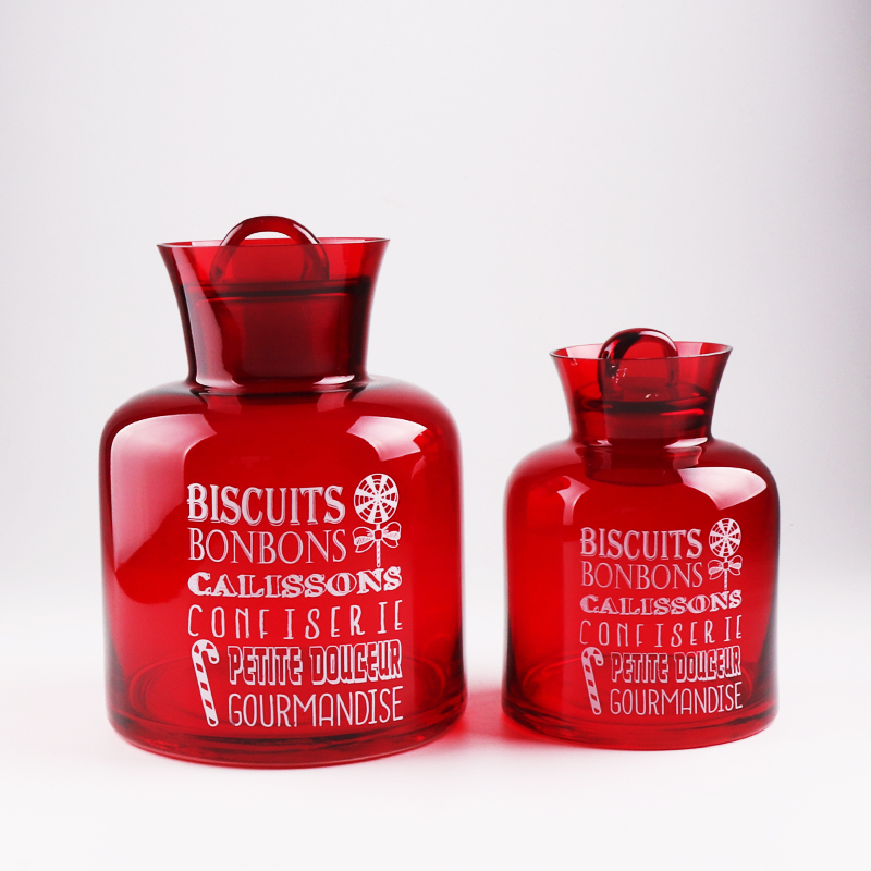 Eco-friendly Airtight Preserving Containers Clamp Glass Storage Jar Candy Glass Jar With Airtight Glass Lid