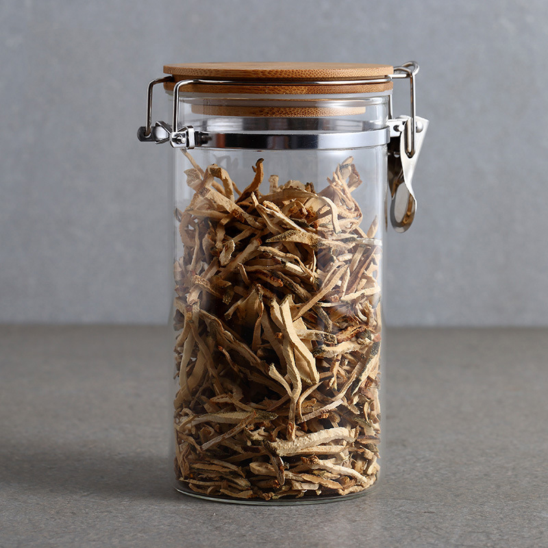 Eco-friendly Airtight Preserving Sealed Nut Containers Clamp Glass Storage Jar Candy Glass Jar With Airtight Glass Lid