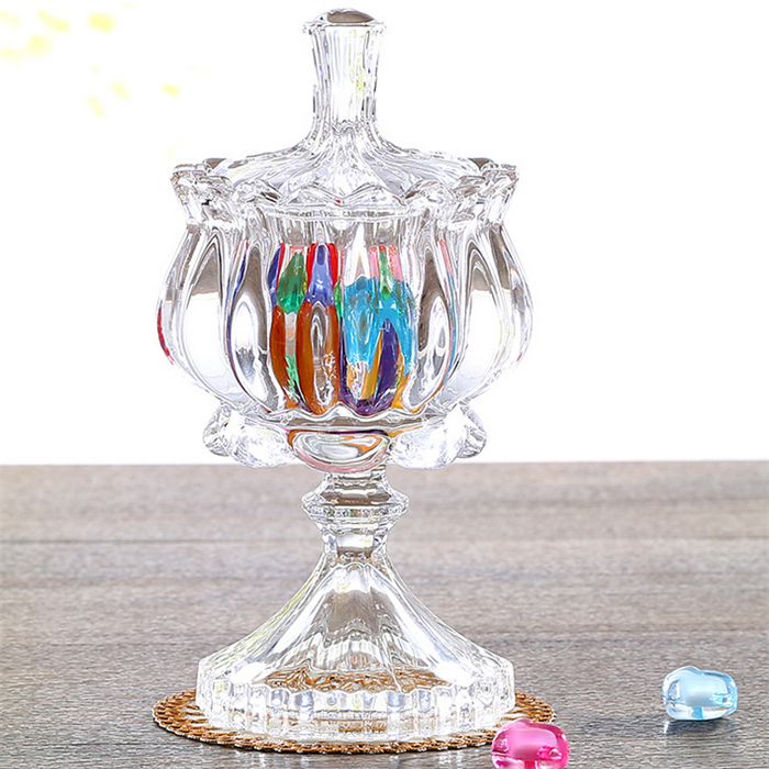 Eco-friendly Airtight Preserving Sealed Nut Containers Clamp Glass Storage Jar Candy Glass Jar With Airtight Glass Lid