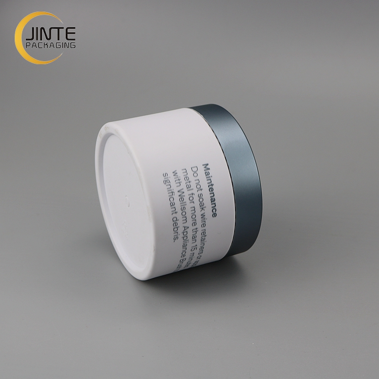 Eco-friendly PETG Plastic Jar, 200ml Matte White Cosmetic Plastic Jar for Cream and Lotion with Printing