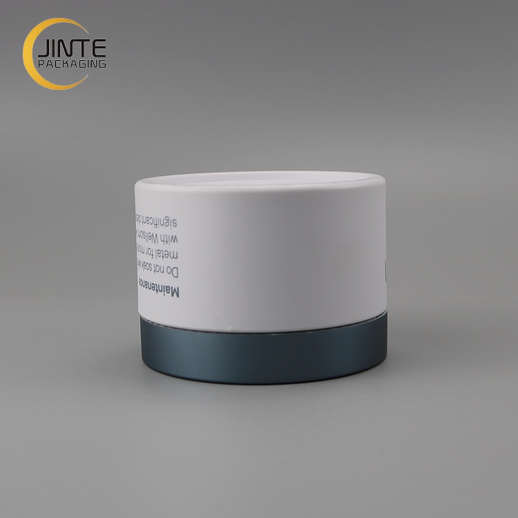 Eco-friendly PETG Plastic Jar, 200ml Matte White Cosmetic Plastic Jar for Cream and Lotion with Printing