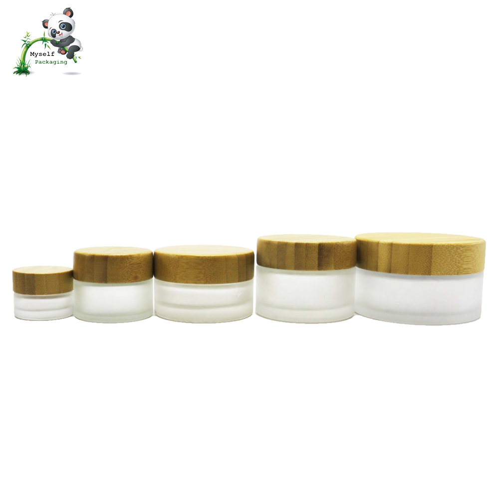 Eco-friendly Skincare Acrylic bamboo container cosmetic 30ml 50ml 100ml face cream container jar airless bottle BP-030T