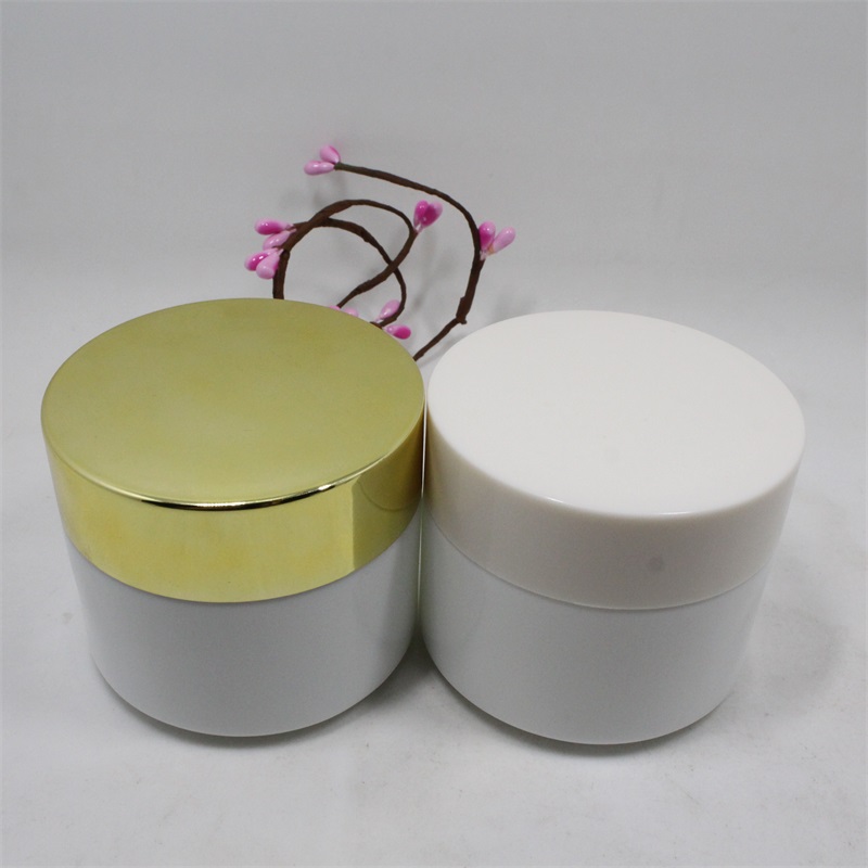 Eco-friendly ceramic cream jar with lid for cosmetics emballage cosmetic