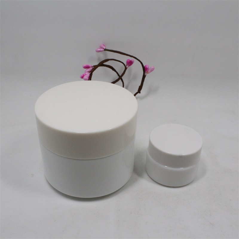 Eco-friendly ceramic cream jar with lid for cosmetics emballage cosmetic