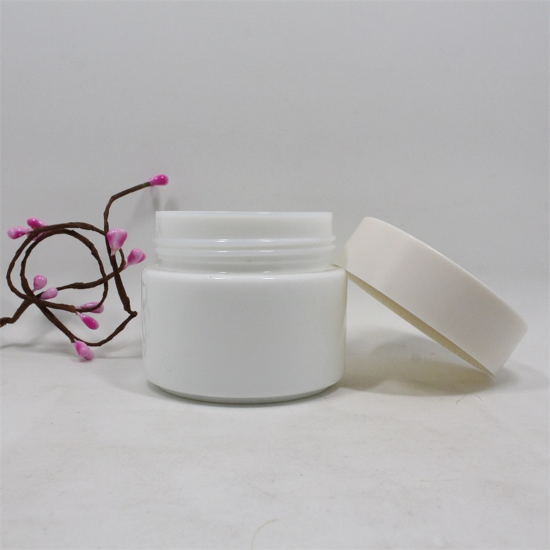 Eco-friendly ceramic cream jar with lid for cosmetics emballage cosmetic